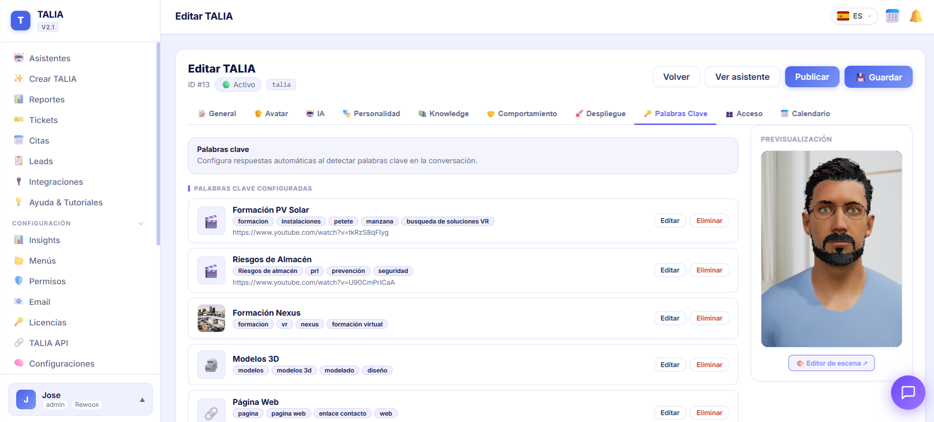 Crea asistentes inteligentes en minutos